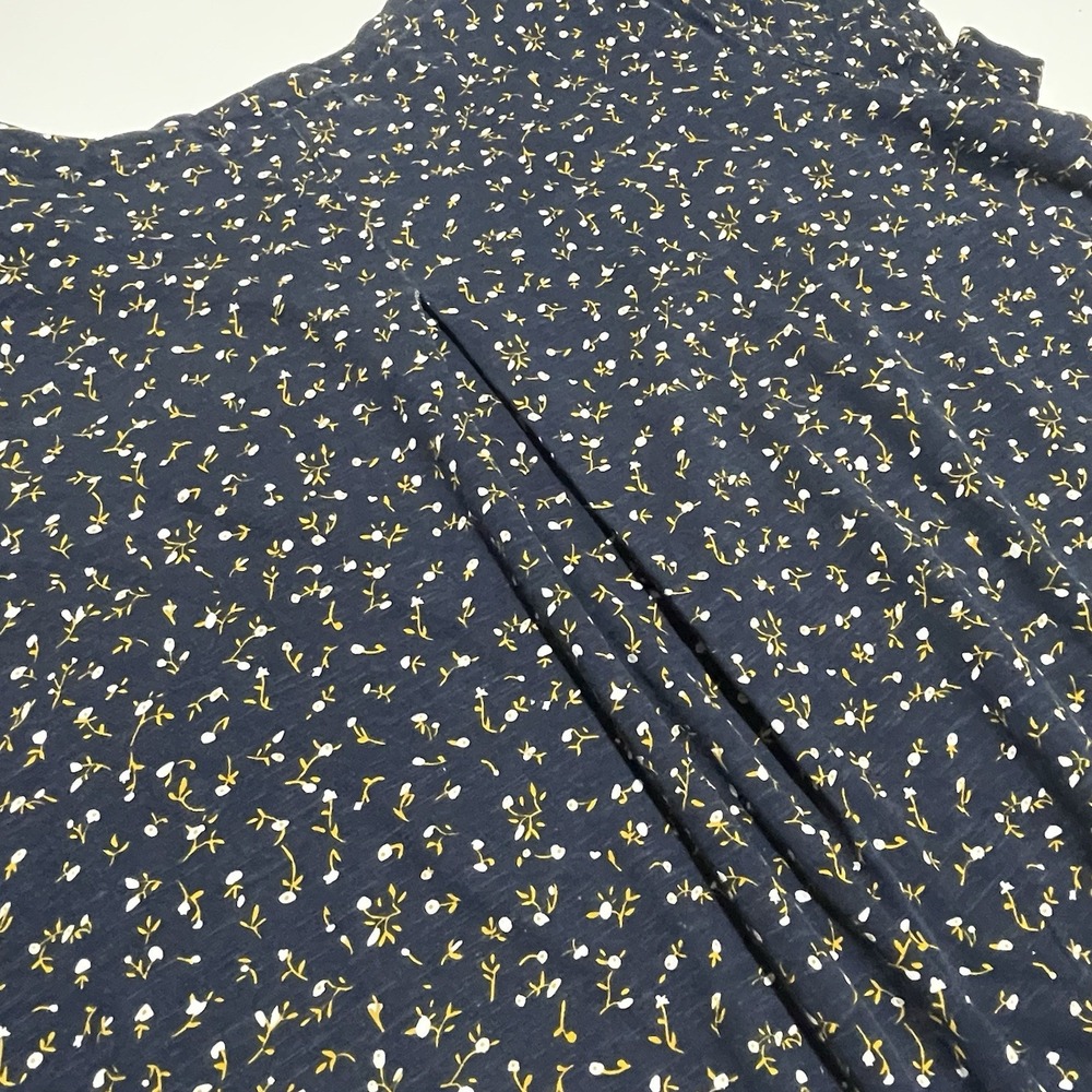Ellos Floral Top Short Cap Sleeve Women's Large 18/20 - Picture 10 of 10